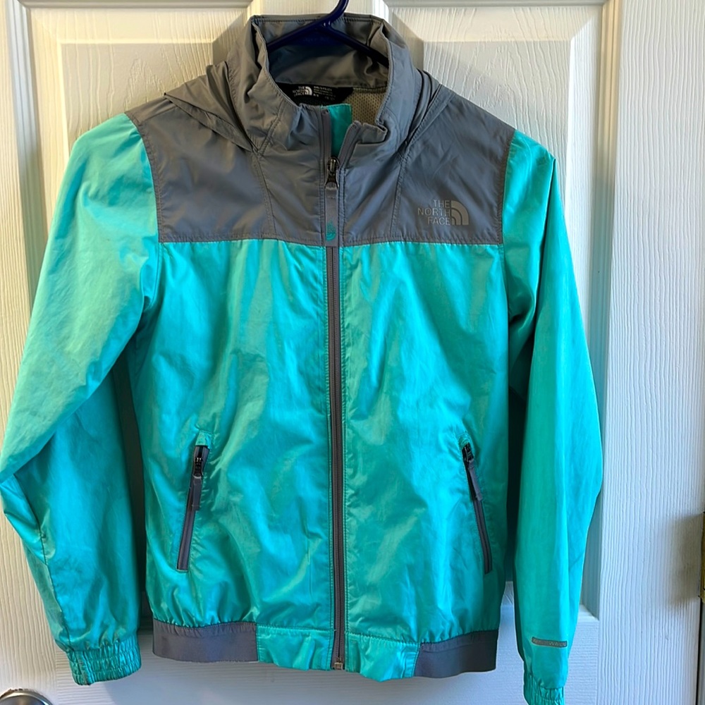 Girls north face rain jacket - PLAY condition
